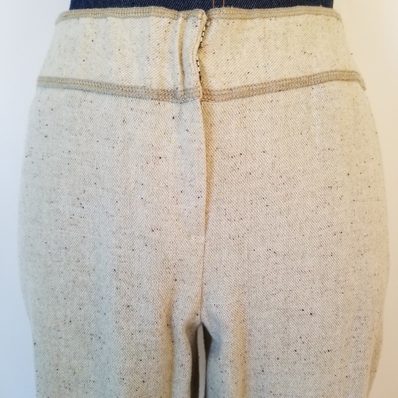 #1064 Preown Caslon Slate Green Wool Tweed Pants 4 - Picture 7 of 15